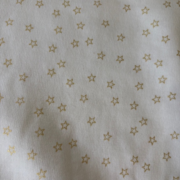 White and Gold Star Patterned Sweater- 1901 - Picture 5 of 6